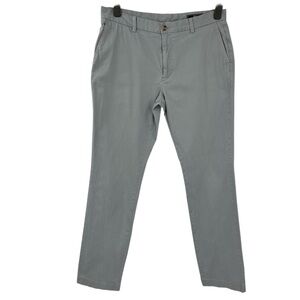 Vineyard Vines Breaker anchor grey/Blue color chino pants comfort stretch 36X36